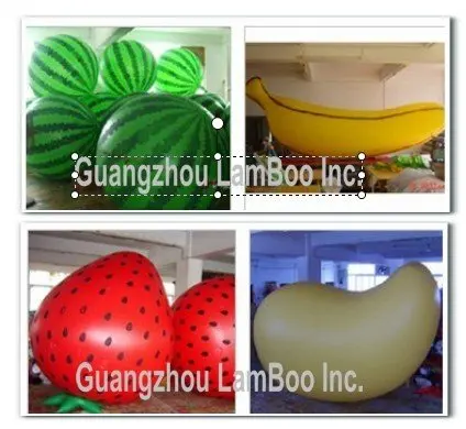 HOT SALE 3m Height Inflatable Pineapple Balloon for your advertisement/ Mango ,Strawberry, Cherry Balloon are available