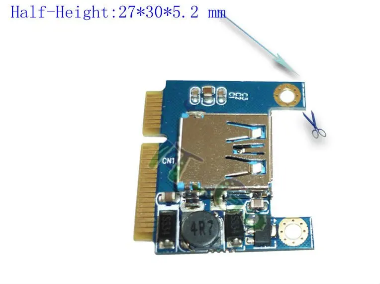 Мини PCIe(PCI-express) к USB адаптер/конвертер мини-карта