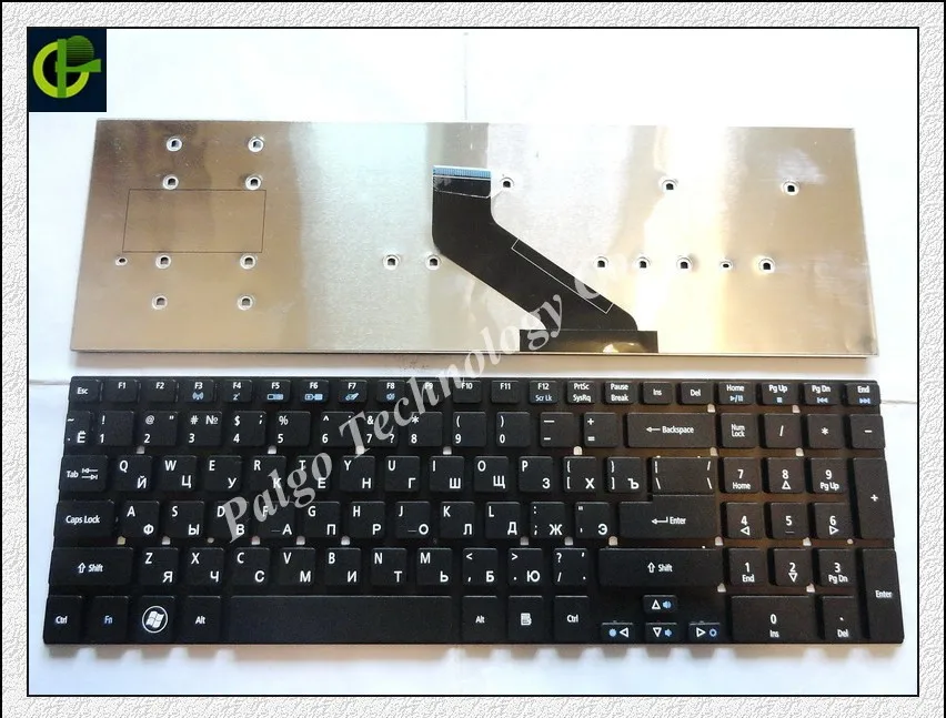 Русская клавиатура для Acer Aspire V3-531 v3-531g e1-570 v5-561 v5-561g e1-570g v3-7710 v3-7710g v3-772 v3-772g черный RU Версия
