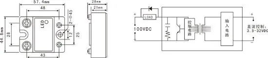 FOTEK SSR-10DA производитель 10A ssr реле, вход 3-32VDC выход 24-380VAC