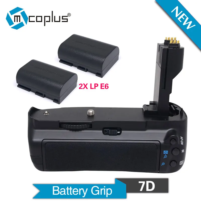 Mcoplus BG-7D Vertical Battery Grip with 2pcs LP-E6 Batteries for Canon EOS 7D Camera as BG-E7 Meike MK-7D Mcoplus BG-7D Vertical Battery Grip with 2pcs LP-E6 Batteries for Canon EOS 7D Camera as BG-E7 Meike MK-7D