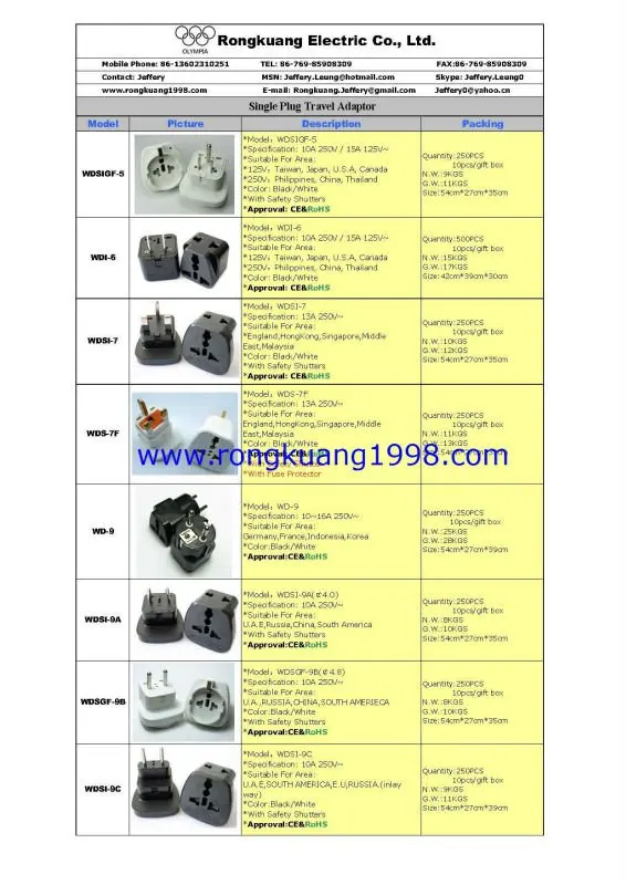Single Plug Travel Adapter__1