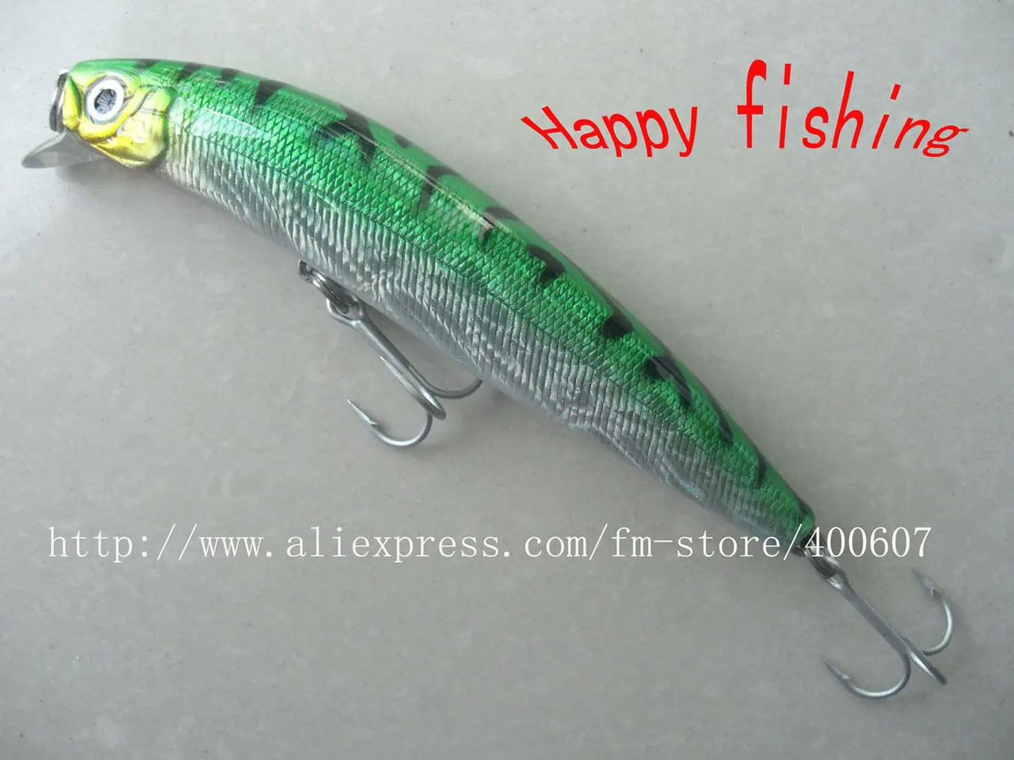 Bass Terminator  Minnow Plastic  Fishing Lure(M100F) Enjoy Retail Convenienc at Wholesale Price