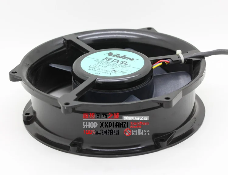 Nidec BKV 301 216/77 D17L-24PS3 02 170*170*50 мм 17 см 170 мм DC 24 В 1.40A Вентилятор охлаждения