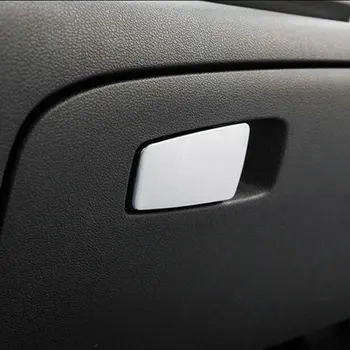 

STYO Car ABS CHROME GLOVE BOX TRIM COVER BADGE GARNISH CENTER CONSOLE DOOR HANDLE FOR 2016 -2018 TUCSON TL