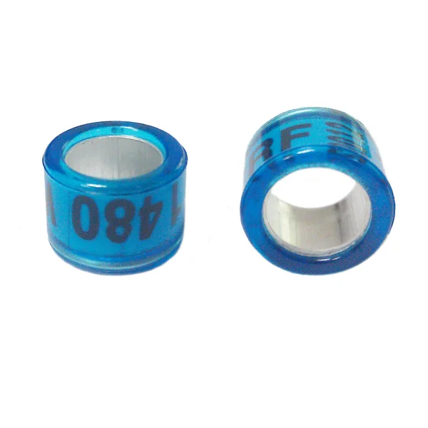 Aluminium core with plastic coat rings racing bird ring from GSF