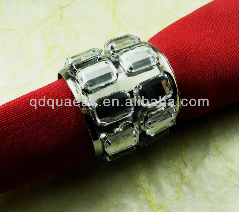 Продано на Aliexpress бисером кольцо для свадебных салфеток