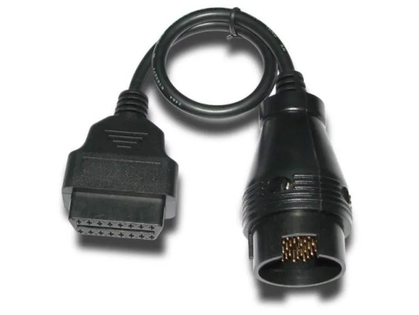 DHL 50 шт. 38Pin до 16Pin OBD 2 OBD2 Женский адаптер Соединительный кабель автомобильные аксессуары инструмент для Mercedes бренд OBD провода кабель