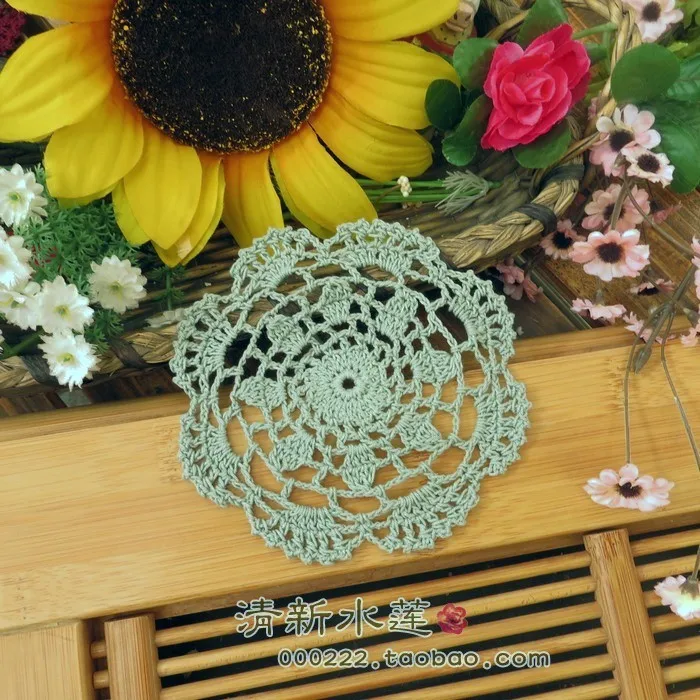 30 рис./лот красочные круглые Корсеты кружева doilies светодиодные подстаканники flet для домашнего декора подстаканник для кофейного стола