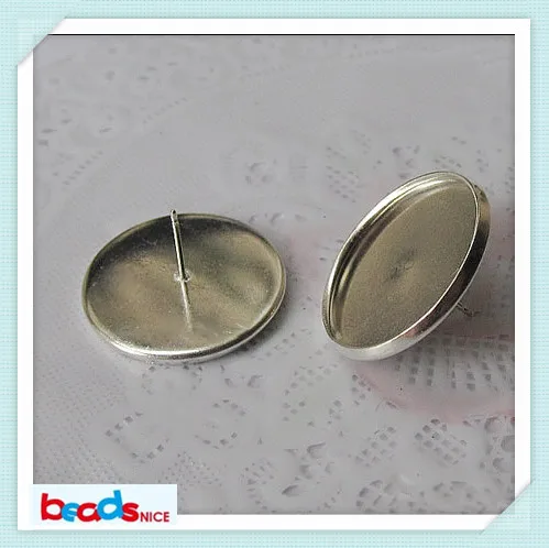 Beadsnice модные дизайнерские серьги diy post серьги подходят 20 мм кабошон настройки новые серьги без бретелей ID9695