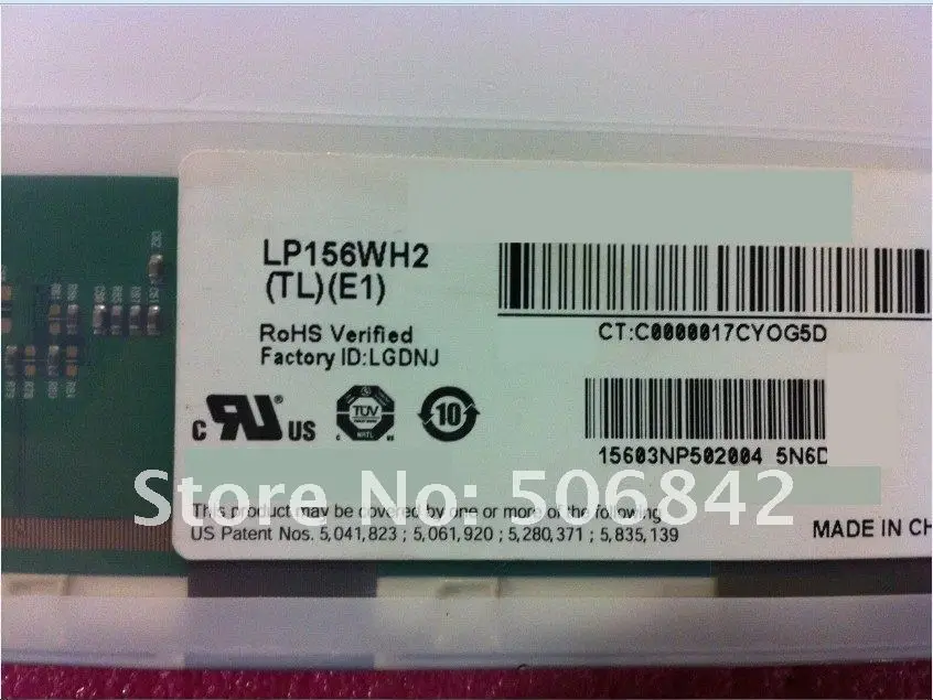 15," светодиодный экран для ноутбука LP156WH2(TL)(E1) LP156WH2 TLE1, 1366*768