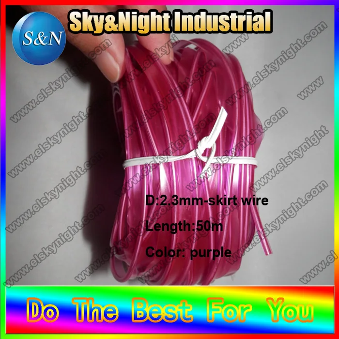 skirt wire-50m-purple-3