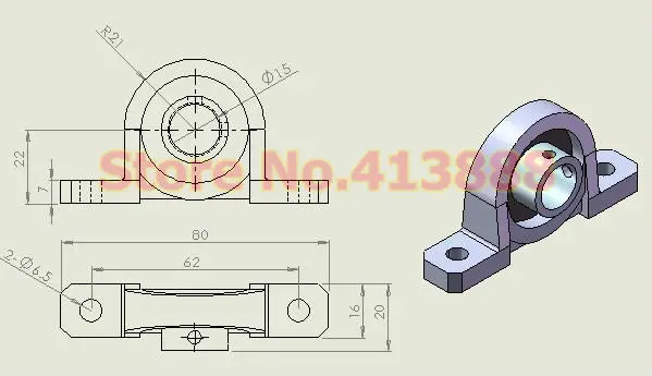 15 мм калибра цинковый сплав установлены подшипники KP002 UCP002 P002 опорный подшипник