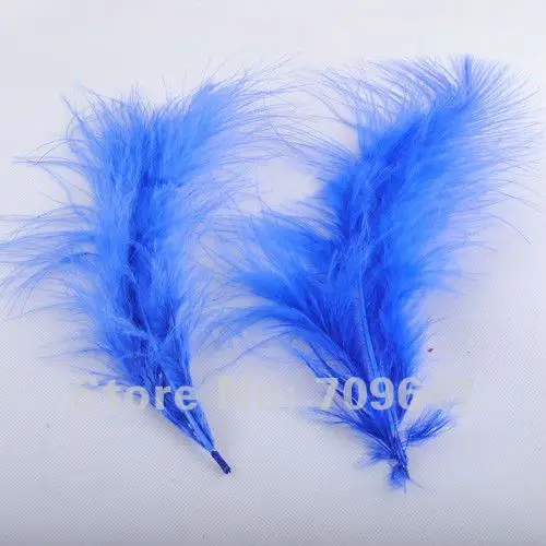 New! Hot sale! 600pcs/Lot  12-16cm Marabou Turkey Feathers 7colours available free shipping