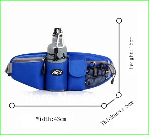 Wf04 Спортивная Сумка Талии Для мужчин Для женщин пакет на открытом воздухе бутылки воды поясная сумка Бег Пеший Туризм Велоспорт Паньер