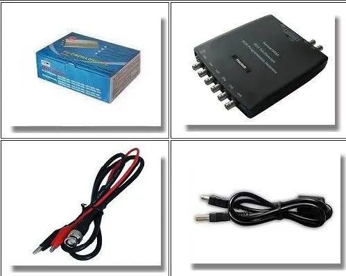 Hantek1008A 8-канальный сетевой видеорегистратор USB Виртуальный Автомобильный USB осциллограф/сбора данных карты/8-канальный сетевой видеорегистратор генератор сигналов