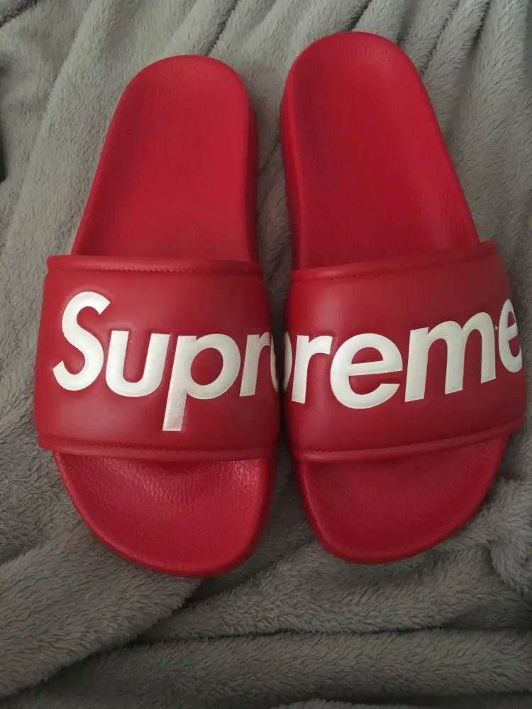 supreme slippers real