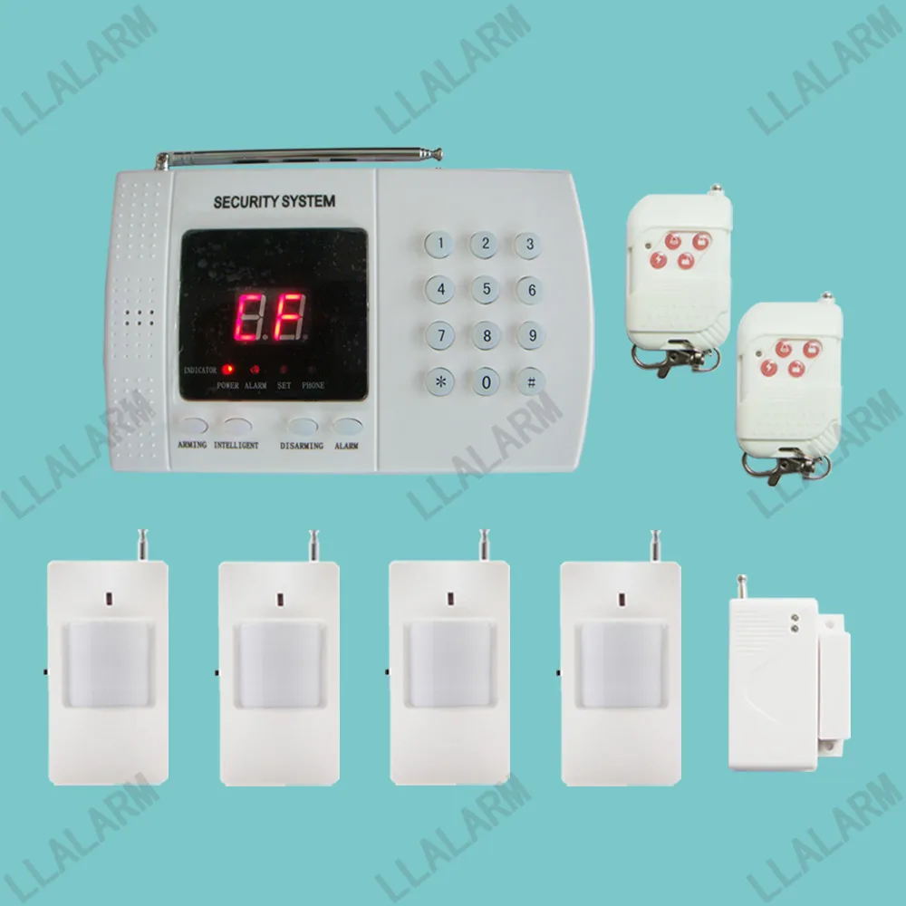 

New Sale Wireless 99 Zones Home Security Landline Autodial Alarm Systems