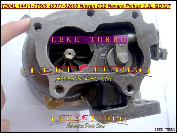 TD04L 14411-7T600 49377-02600 49377 02600 Turbo турбонагнетатель для Nissan ПИКАП Navara D22 TD27 NS25 QD32 QD32T 3.2L с прокладками