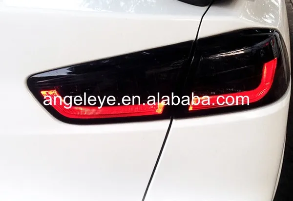 2008-2013 год для Lancer Exceed светодиодный задний фонарь для Mitsubishi черного Дымчатого Цвета WH