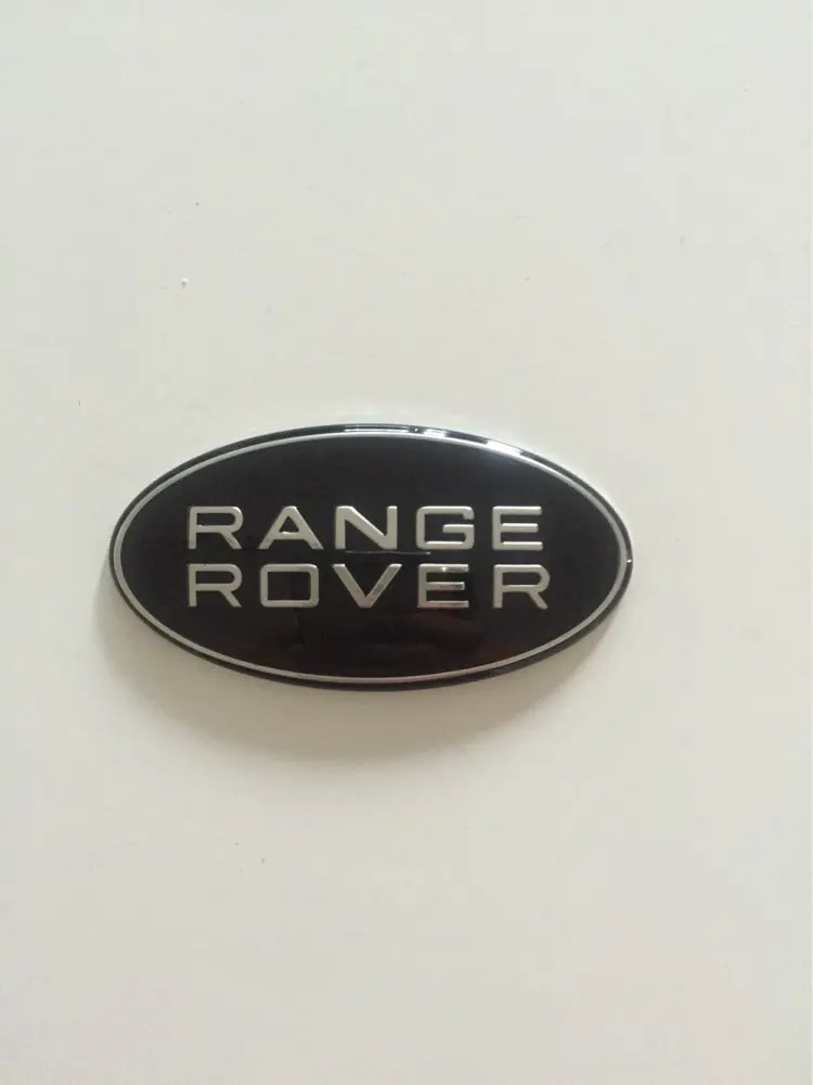 Range Rover Sport Supercharged Emblem Black Land Rover Oval Logo Badge