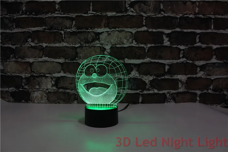Free Shipping Living Room Table Light 3D Led Japanese anime Cartoon Nighting Light with CE and UL Certificate