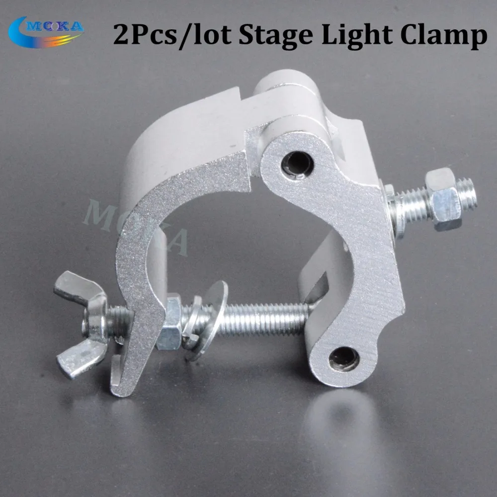 2Pcs/lot high quality aluminum tube clamp stage light hook TUV approved