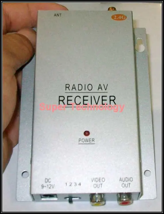 4 канала 2,4G беспроводной приемник для cctv беспроводной 2,4G радио видео AV RX приемник, приемник cctv для дрона для fpv