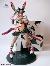 Kissen Sexy Adult Pink & Green Action Figure Sexy Yuno Nurse Doll PVC ACGN Figure Garage Kit Toys Brinquedos Anime 25CM