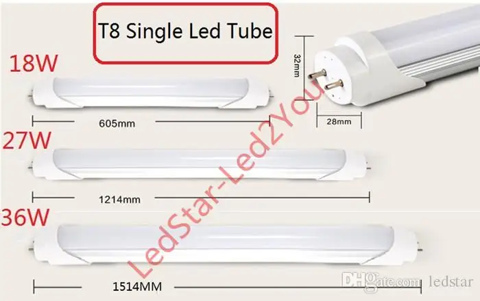 15 шт. 2ft 4ft 5ft T8 интегрированные светодиодные трубки для выращивания SMD2835 18 Вт 27 Вт 36 Вт комнатные растения Гидропоника коробка для выращивания