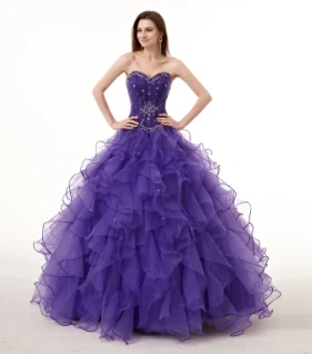 Фиолетовое бальное платье Бальные платья Vestidos De 15 Anos Robe Quinceanera Формальное женское платье для выпускного вечера De Debutante - Цвет: light purple