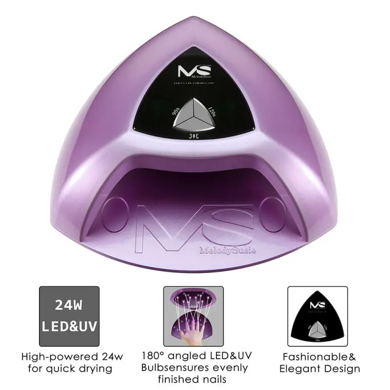 MelodySusie pro 24w UV and led 2 in 1 nail lamp5
