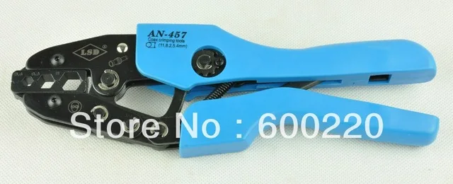 AN-457 высокое качество ручной обжимной инструмент коаксиальный обжим для обжима кабеля BNC, RG6, RG58, RG11 щипцы