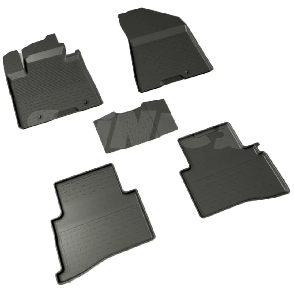 For Kia Sportage QL 2016 2019 rubber floor mats into saloon 5 pcs/set