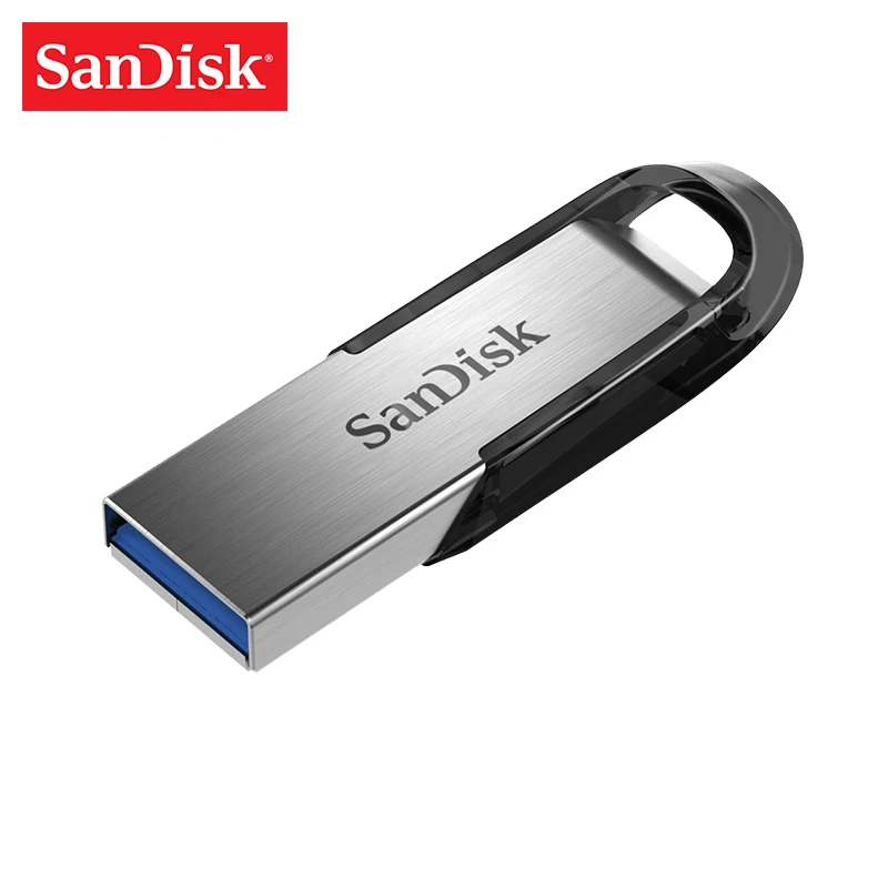 

Флэш-Накопитель USB SanDisk Ultra Flair 64 ГБ silver/black
