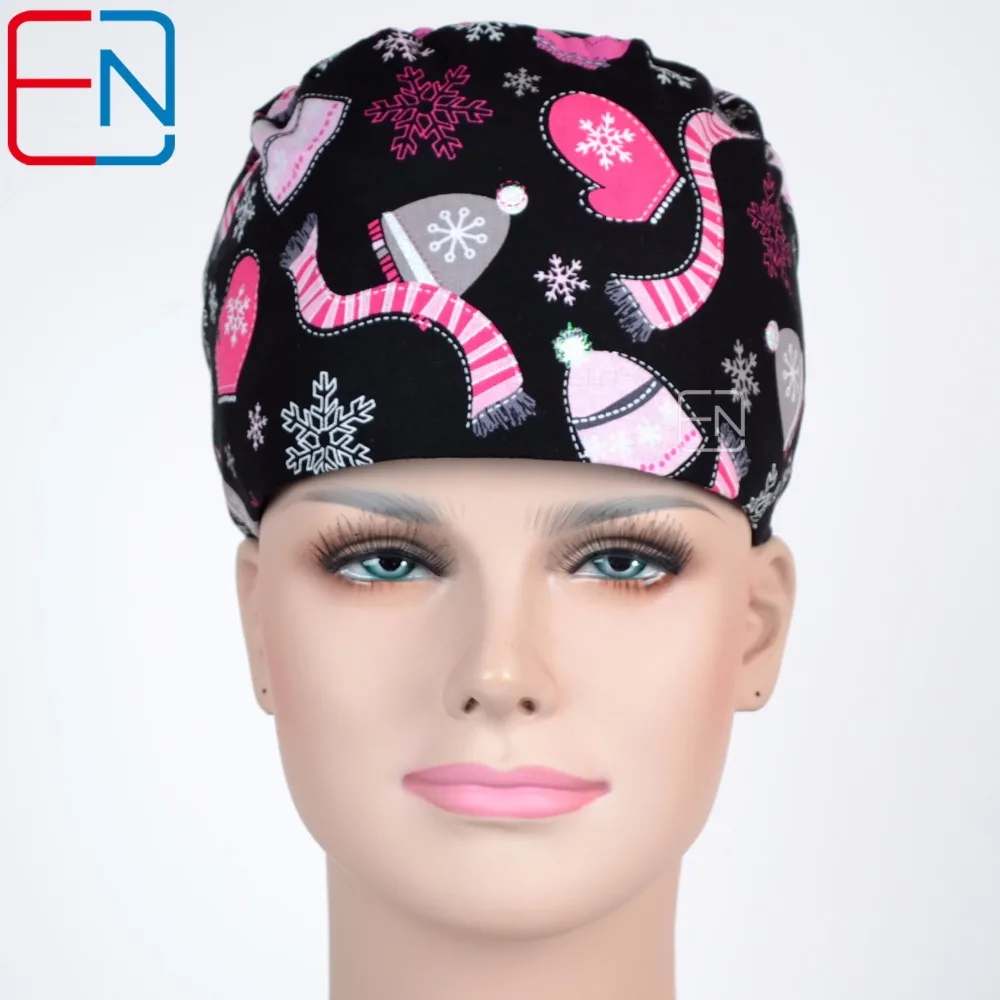 Buy surgical cap Doctors and nurses 100 cotton for