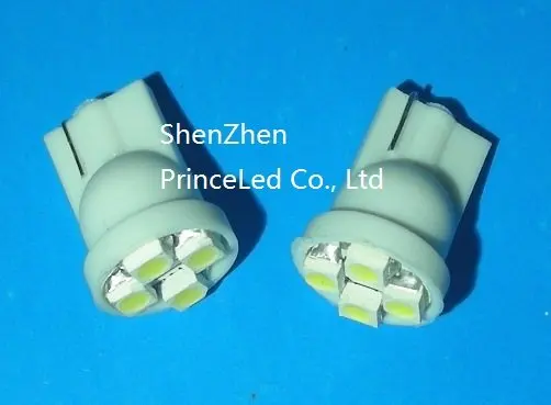 T10 3528 4smd 4 SMD LED T10 194 168 192 W5W t10 свет dc6.3 пинбол