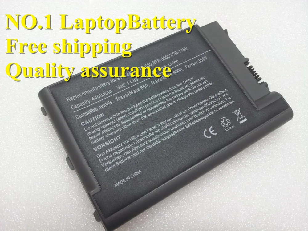 Батарея для acer Travelmate 653 654 655 661 662 663 800 801 802 803 804 6000 BTP-650 SQ-1100, SQ-2100, SQU-202 BTP-800SY