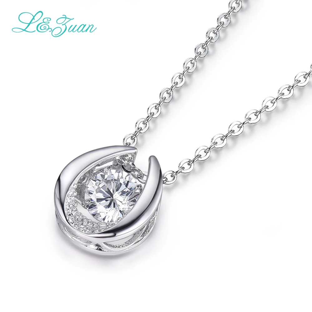 L & zuan 925 серебряное ожерелье из камня 0 9ct японский оригинальный смарт серий