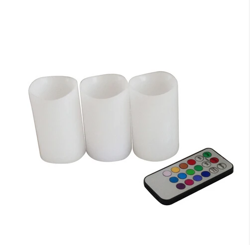 Беспламенная Светодиодная свеча капля настоящий воск и настоящая Мерцающая