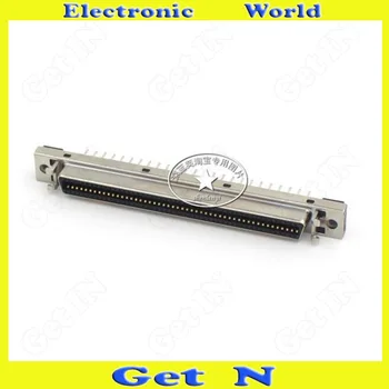 

10pcs SCSI Connector CN100P Straight Female SCSI CN100 Female Connector 180 Degree Welding PCB Circuit Board