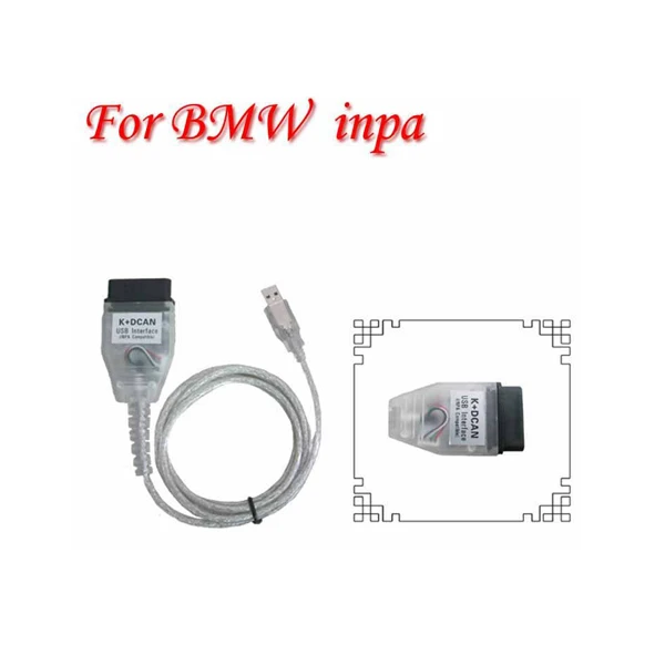 По DHL или FedEx 20 шт для B M W INPA K+ кабель DCAN с 20pin кабелем