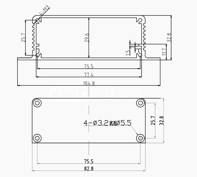 aluminum extrusion case szomk aluminum project box electronics enclosure for pcb aluminum amplifier housing box extruded junction box aluminum diy box pcb control enclosure electrical gps tracker outlet boxes (3).jpg