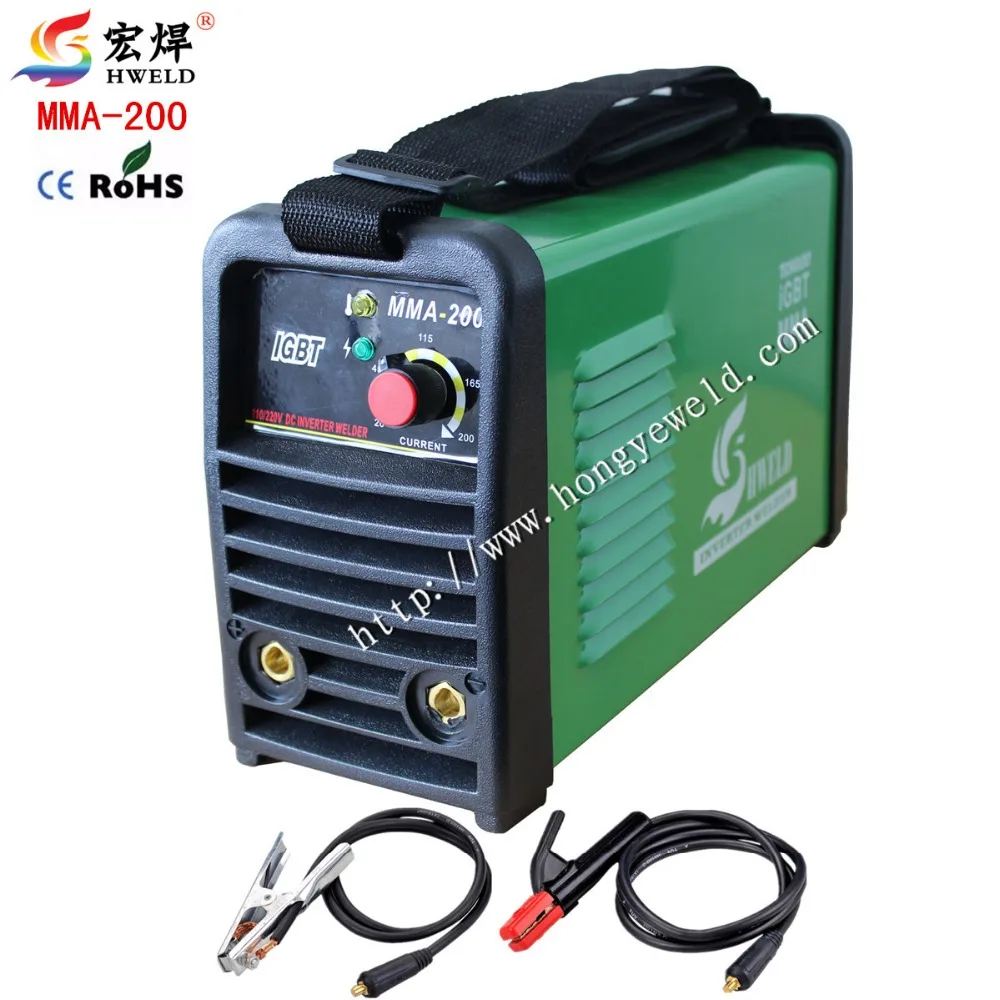 Инверторная Сварка Micro MMA200 IGBT 110 В/220 В переносной dcmma сварочный аппарат Soldadora