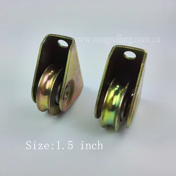 

1.5Inch Sliding Gate Roller Outer support groove "U" with 1PCS 6000RS Bearing