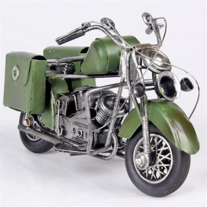 FuLe Home decor Handmade iron arts and crafts Delicate beautiful creative decoration Motorcycle ornaments SC653 |