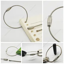 Хорошего качества завод прямой AliExpress горячий продукт оплетка кольцо из нержавеющей стали проволочная петля 10 шт кольцо для наружного