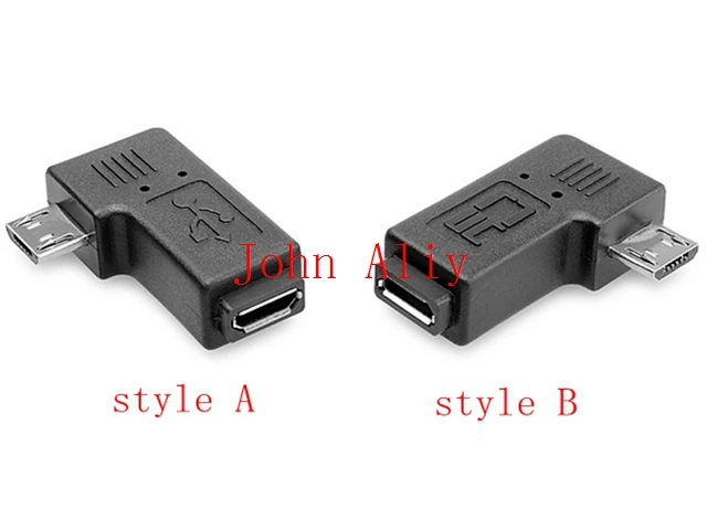 Лидер продаж 9 мм Длинный разъем 90 градусов прямоугольного Micro USB 2.0 5pin мужчин и женщин М до f расширение адаптер