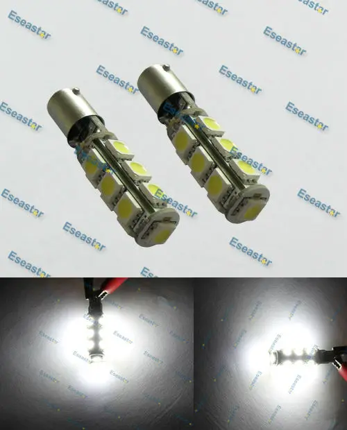 20 шт./партия 13 LED SMD5050, H6W Авто CANBUS, bax9s светодиодные лампы, BAX9S водить автомобиль