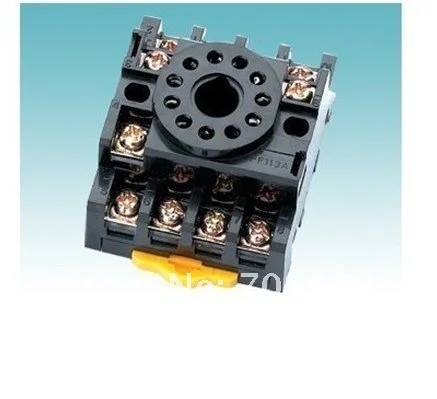 10 шт./набор, MKS3P DC 12 V Мощность реле 11-Pin 3NO 3NC 10A 250VAC 3PDT с source error